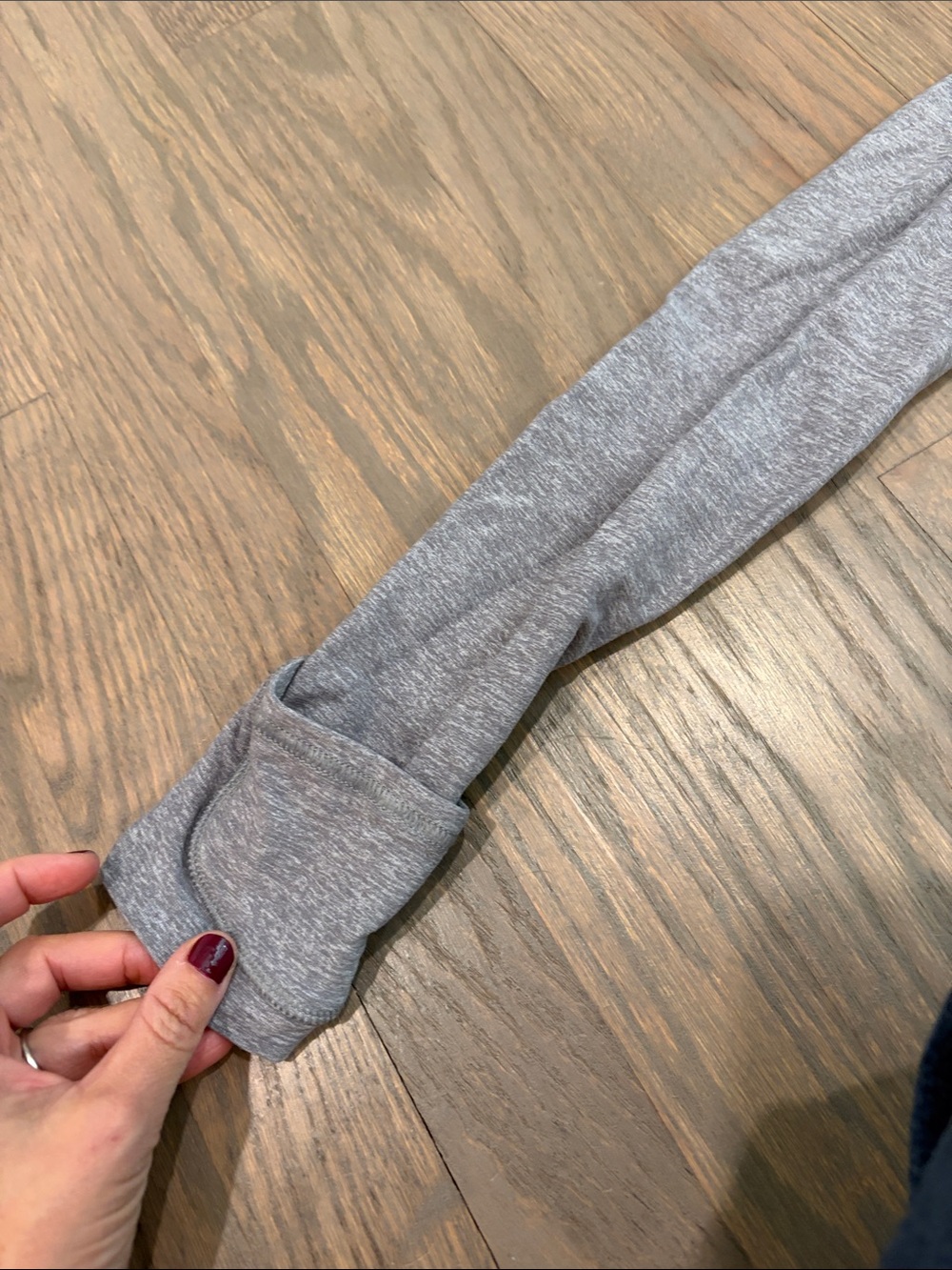 lululemon athletica Heather Gray Quarter-Zip Sweater - Picture 5 of 7